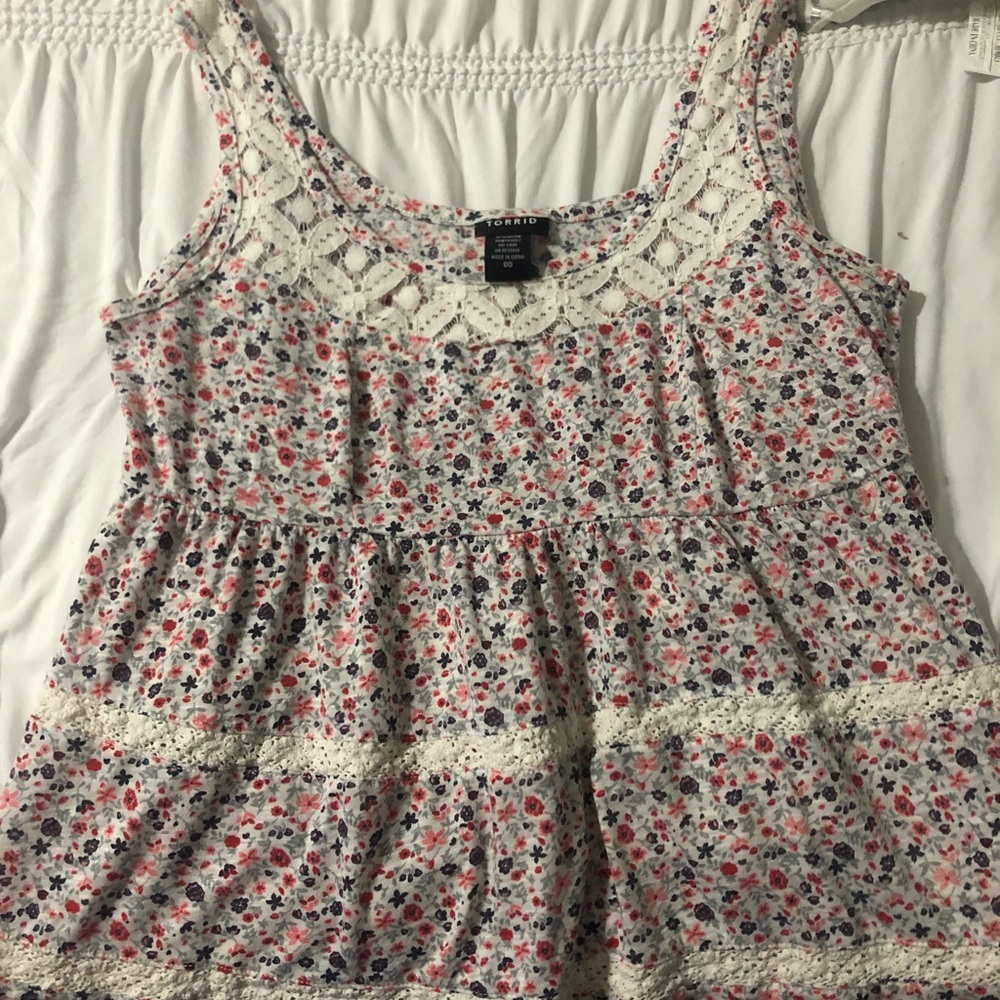 TORRID Floral Peplum